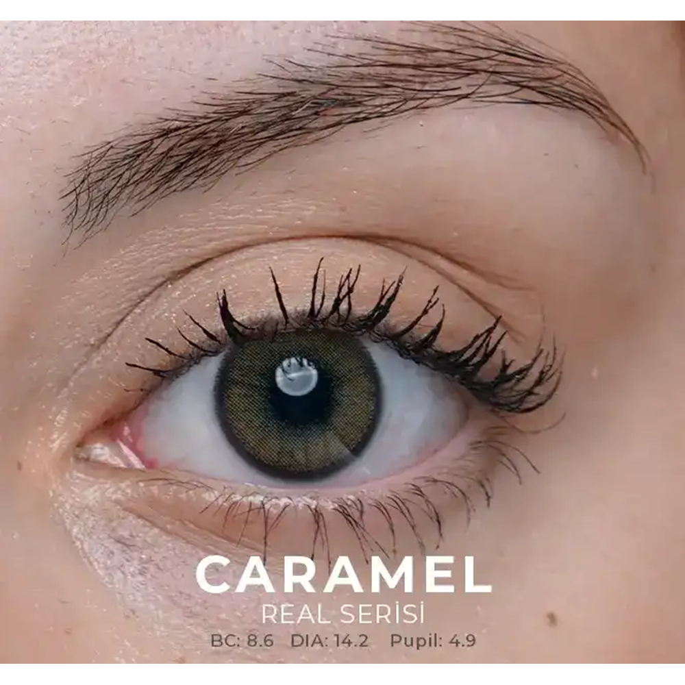 Labella Real Hareli Yıllık Numaralı Renkli Lens