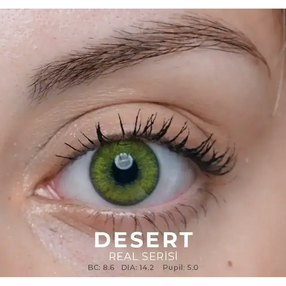 Labella Real Hareli Aylık Numaralı Renkli Lens