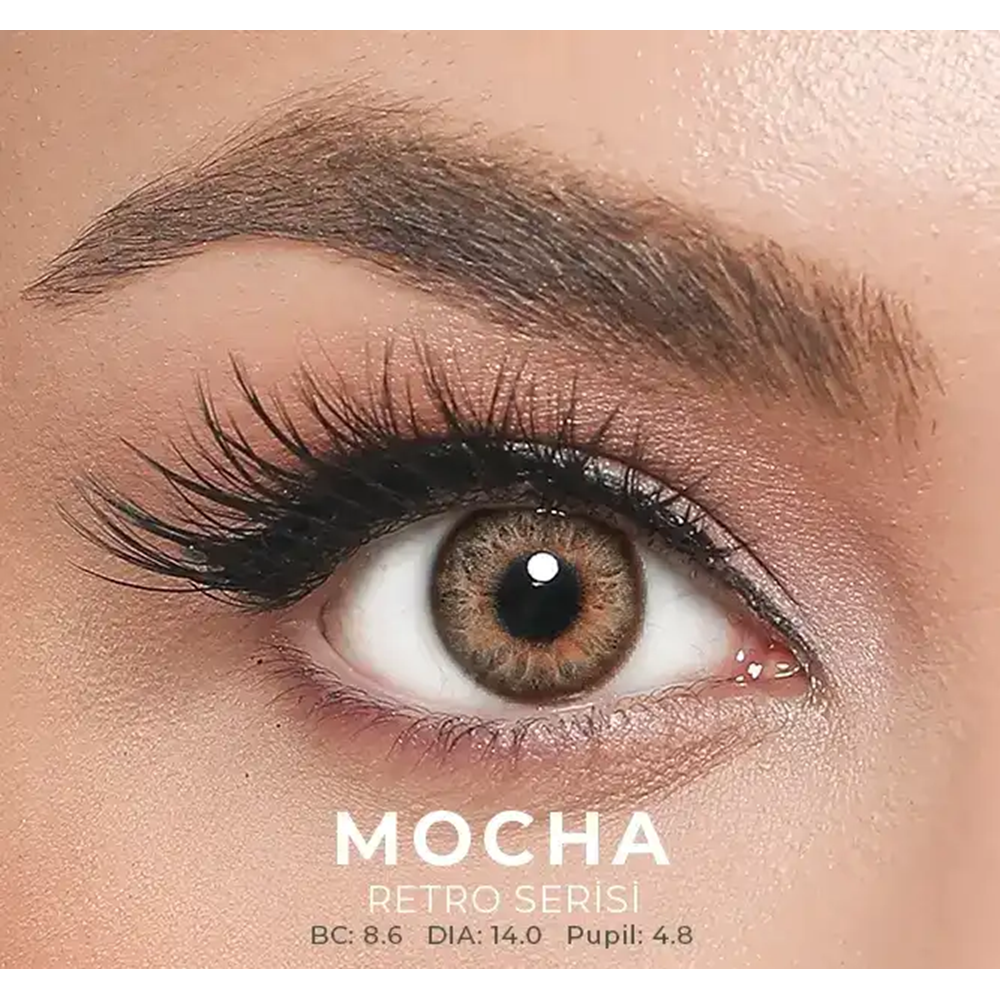 El Amore Retro Numarasız Renkli Lens