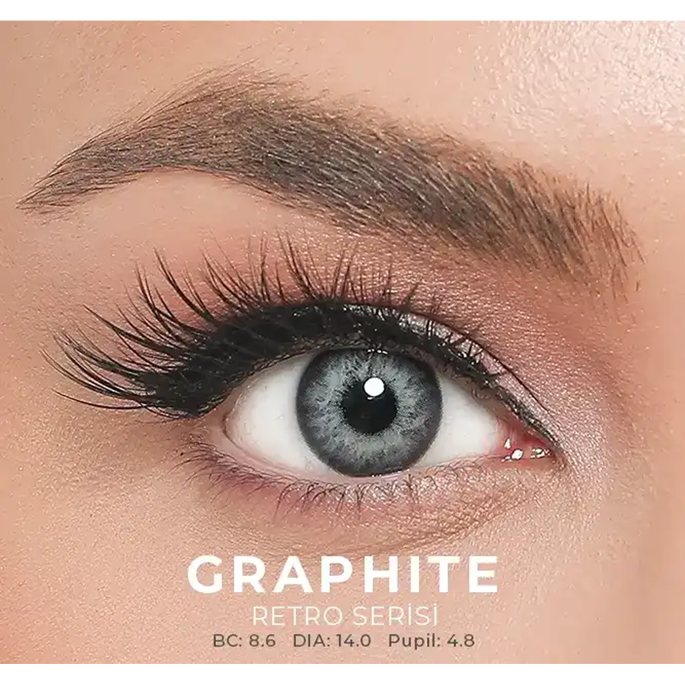 El Amore Retro Numaralı Renkli Lens