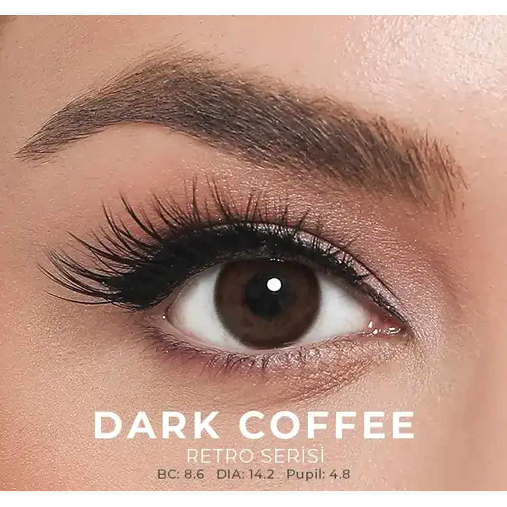 El Amore Retro Numaralı Renkli Lens