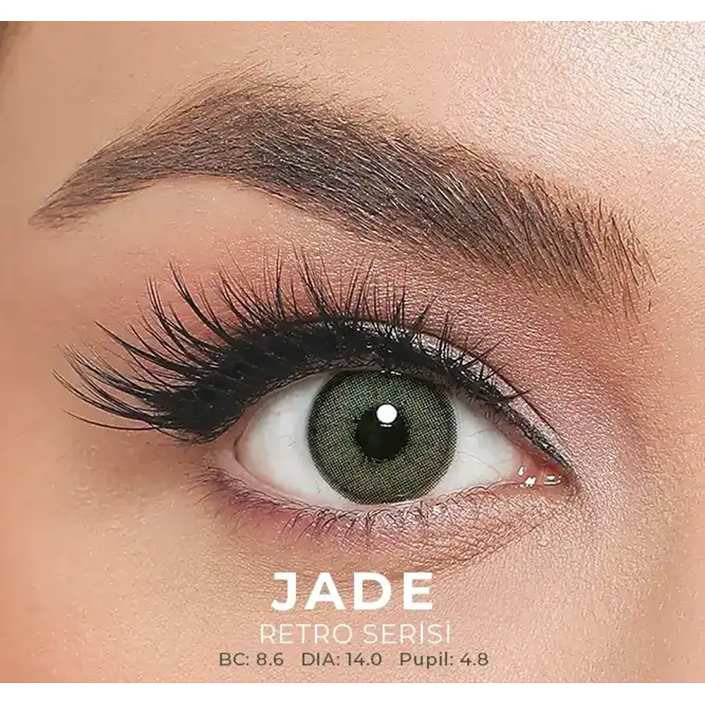 El Amore Retro Numaralı Renkli Lens