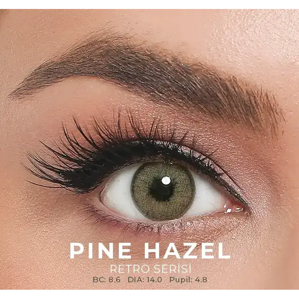 El Amore Retro Numaralı Renkli Lens