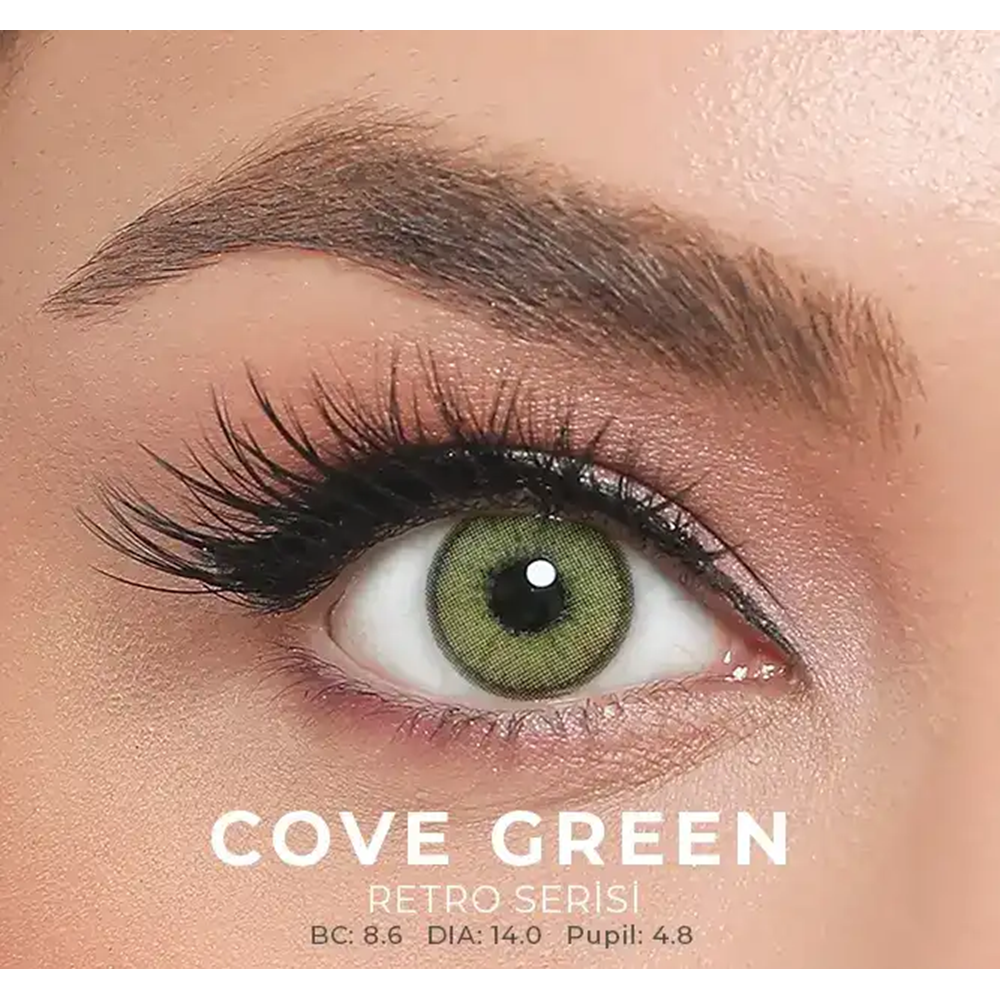 El Amore Retro Numaralı Renkli Lens