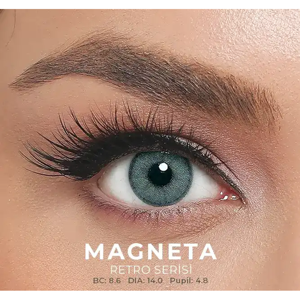 El Amore Retro Numaralı Renkli Lens