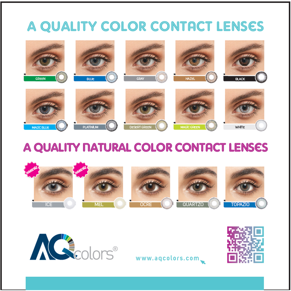 AQ Colors Numaralı Renkli Lens
