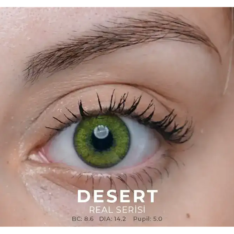 Labella Real Hareli Aylık Numarasız Renkli Lens