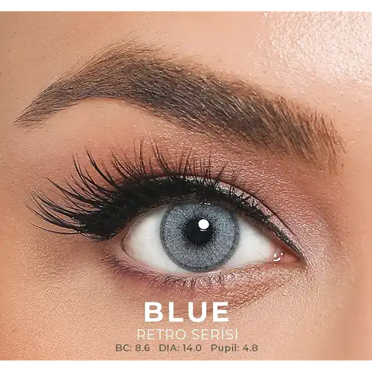 El Amore Retro Numarasız Renkli Lens