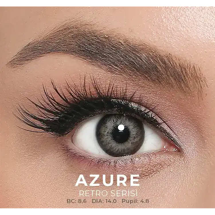 El Amore Retro Numaralı Renkli Lens